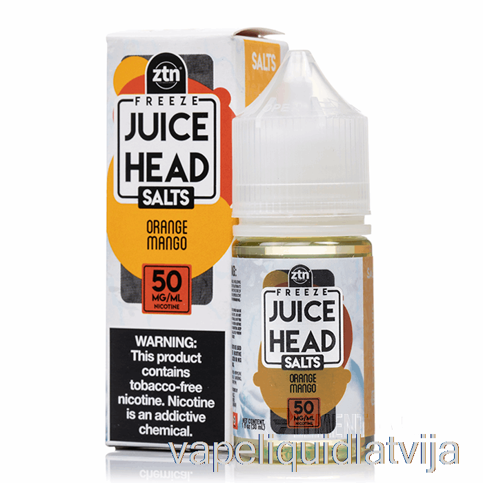 Sasaldēt Apelsīnu Mango - Sulas Galvas Sāļi - 30ml 35mg Vape šķidrums